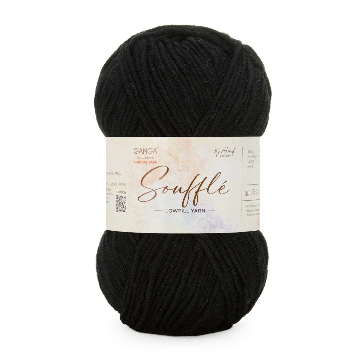 GANGA Souffle LowPill Yarn – 5 Ply Acrylic Knitting & Crochet Yarn