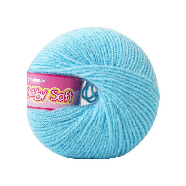 VARDHMAN Baby Soft Yarn – 25g 4-Ply Acrylic Knitting & Crochet Yarn | Multiple Colours