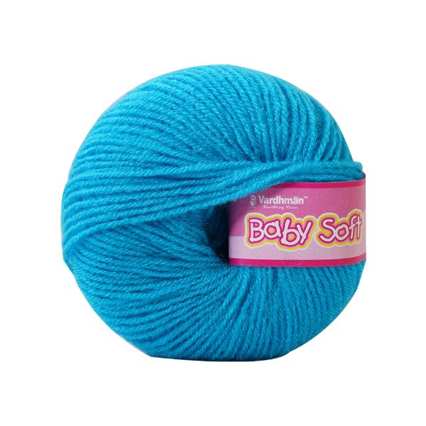 VARDHMAN Baby Soft Yarn – 25g 4-Ply Acrylic Knitting & Crochet Yarn | Multiple Colours