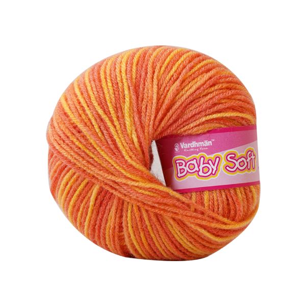 VARDHMAN Baby Soft Yarn – 25g 4-Ply Acrylic Knitting & Crochet Yarn | Multiple Colours