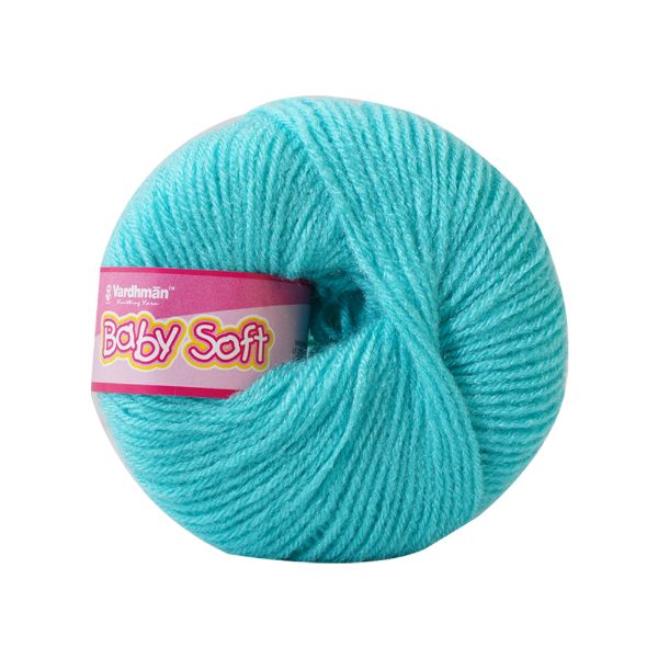 VARDHMAN Baby Soft Yarn – 25g 4-Ply Acrylic Knitting & Crochet Yarn | Multiple Colours