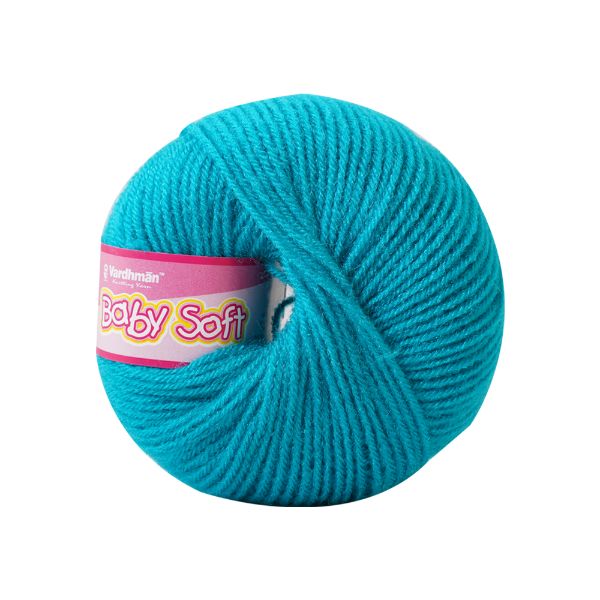 VARDHMAN Baby Soft Yarn – 25g 4-Ply Acrylic Knitting & Crochet Yarn | Multiple Colours