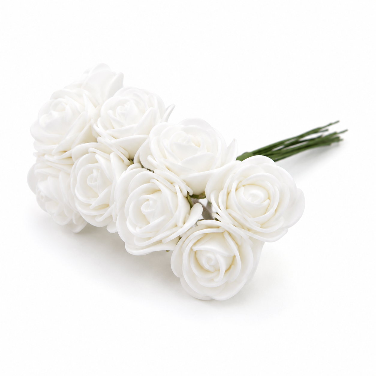 Premium Foam Rose Flowers Pack – 144 Mini Artificial Foam Roses for DIY Crafts, Scrapbooking, Decorations & Floral Arrangements