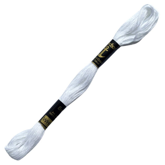 Anchor Starnded Cotton Thread - White