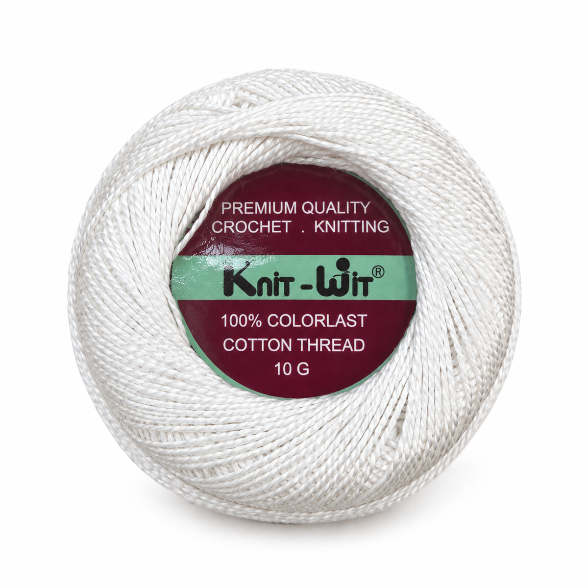 Knit Wit Cotton Crochet Thread - Colorlast 10 g