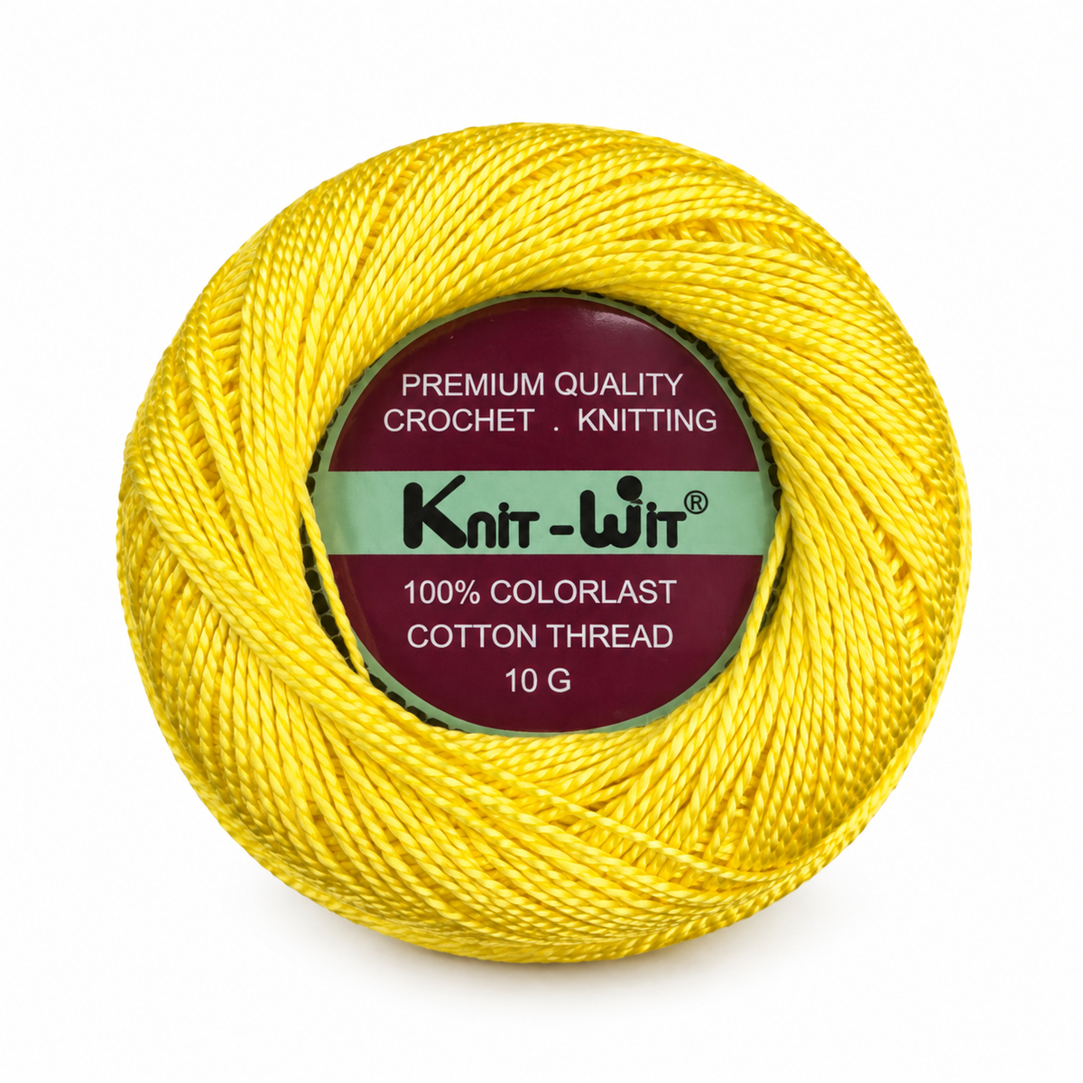 Knit Wit Cotton Crochet Thread - Colorlast 10 g