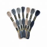 Anchor Grey Thread Collection - Square Studio Photo