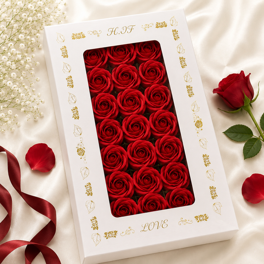 Artificial Rose Flower Heads for Bouquet, Wedding Decor, Cake Decor and Other DIY Crafts