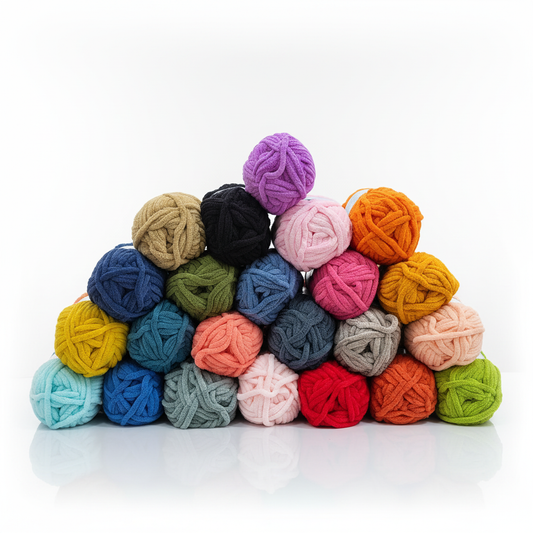 Chunky Yarn Collection 2 - Square Studio Photo