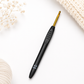 Gold Crochet Hook with Ergonomic Soft-Grip Plastic Handles