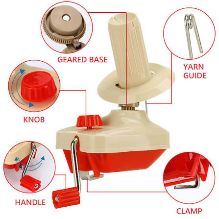 Wool Winder Yarn Ball Winding Machine Manual Hand Crank