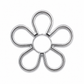 Mini Die Cutting Machine Flower Dies – 1.5 Inch Metal Flower Cutting Molds for Foam, EVA, Paper & Craft Making