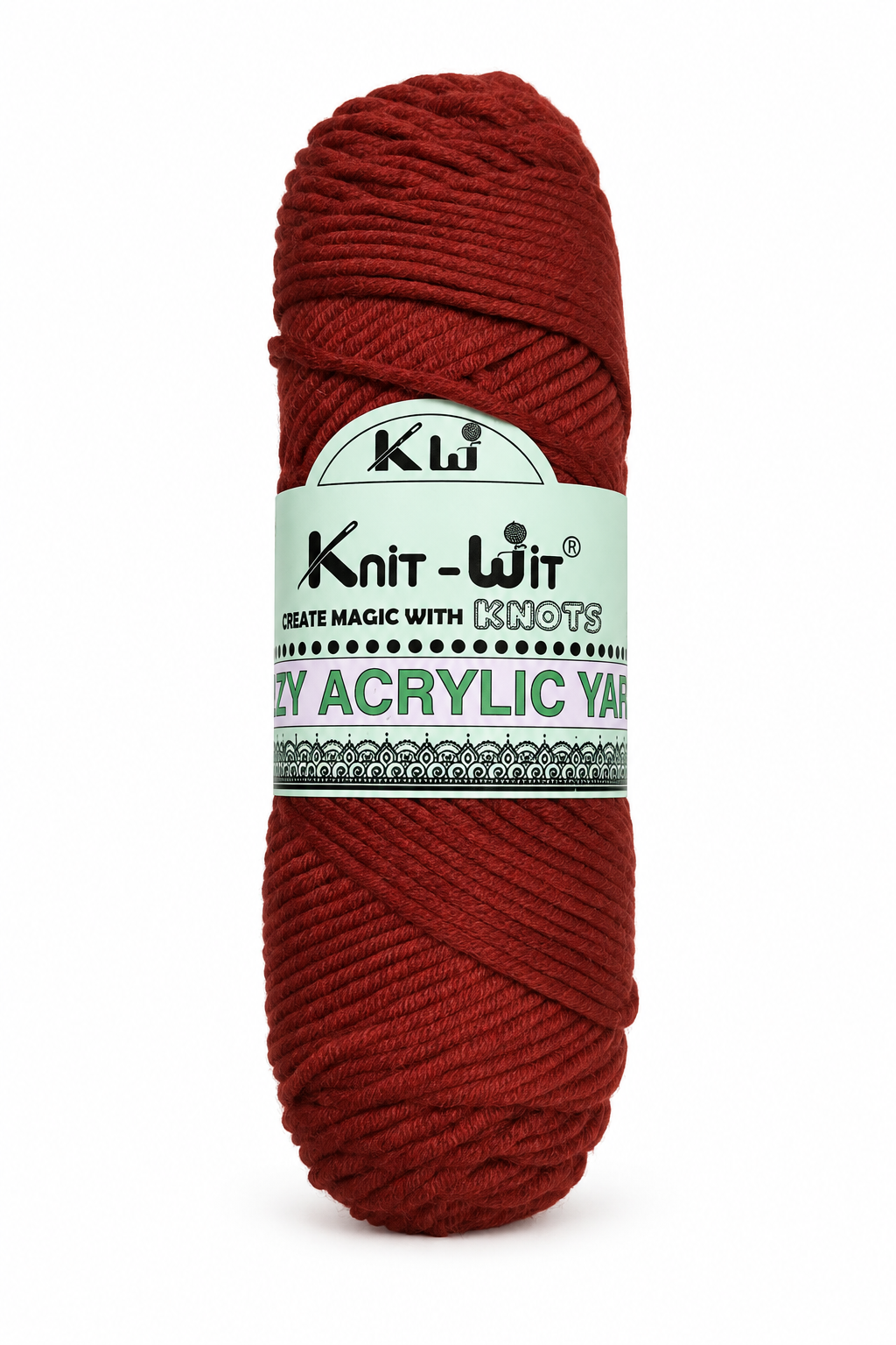 Knit Wit Cozy Acrylic Yarn 100g – 8 Ply Soft Knitting & Crochet Yarn | Acrylic Blend