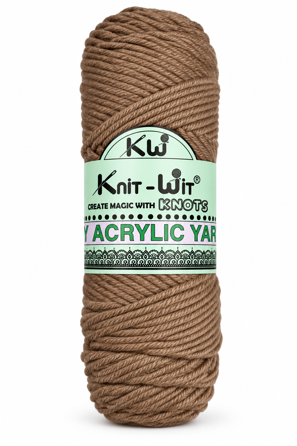 Knit Wit Cozy Acrylic Yarn 100g – 8 Ply Soft Knitting & Crochet Yarn | Acrylic Blend