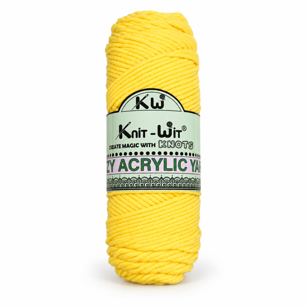 Knit Wit Cozy Acrylic Yarn 100g – 8 Ply Soft Knitting & Crochet Yarn | Acrylic Blend