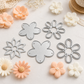 Mini Die Cutting Machine Flower Dies – 1.5 Inch Metal Flower Cutting Molds for Foam, EVA, Paper & Craft Making