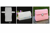 Knit-Wit DIY Clear Plastic Canvas Sheets for Knitting Purses & Bags – Reusable Craft Mesh Sheets