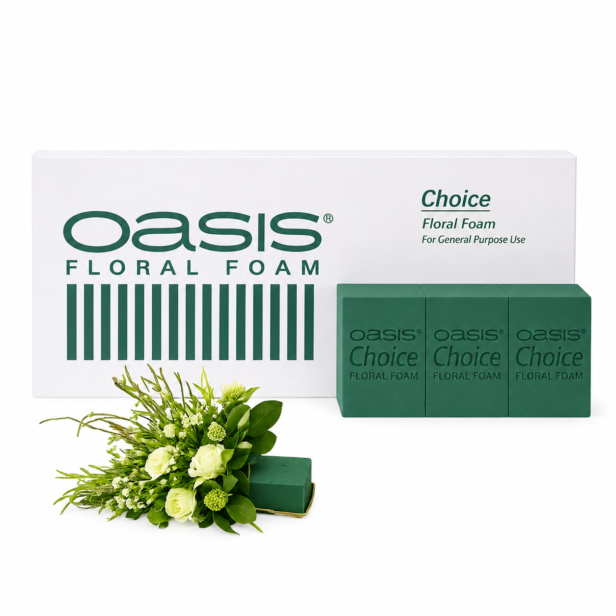 Oasis Choice Floral Foam Brick | Flower Bouquets