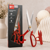 PIN Professional Tailoring Scissors with Free Thread Trimmer | Heavy Duty Fabric Cutting Shears