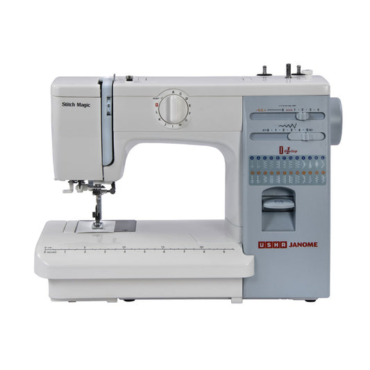 USHA Janome Stitch Magic Automatic Zig-Zag Sewing Machine