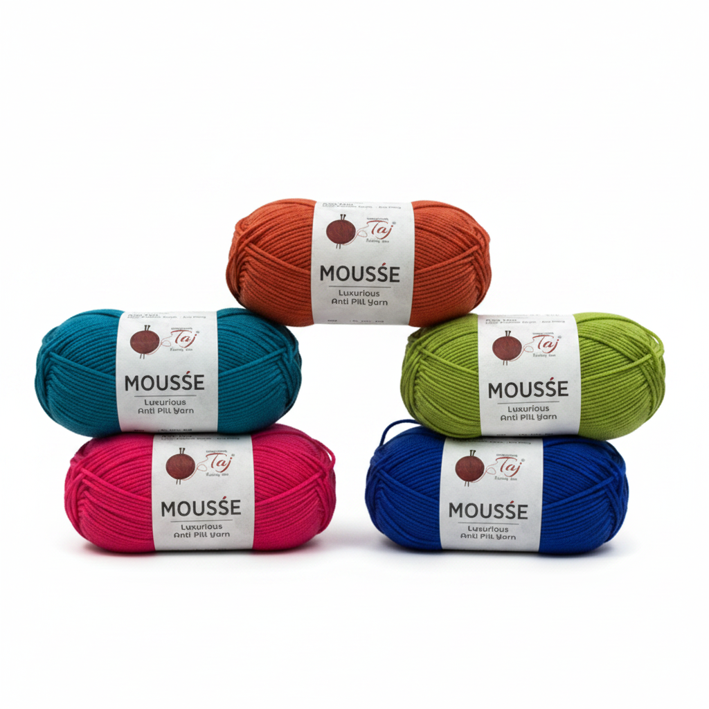 Taj Mousse Yarn - Source Faithful Staggered Layout