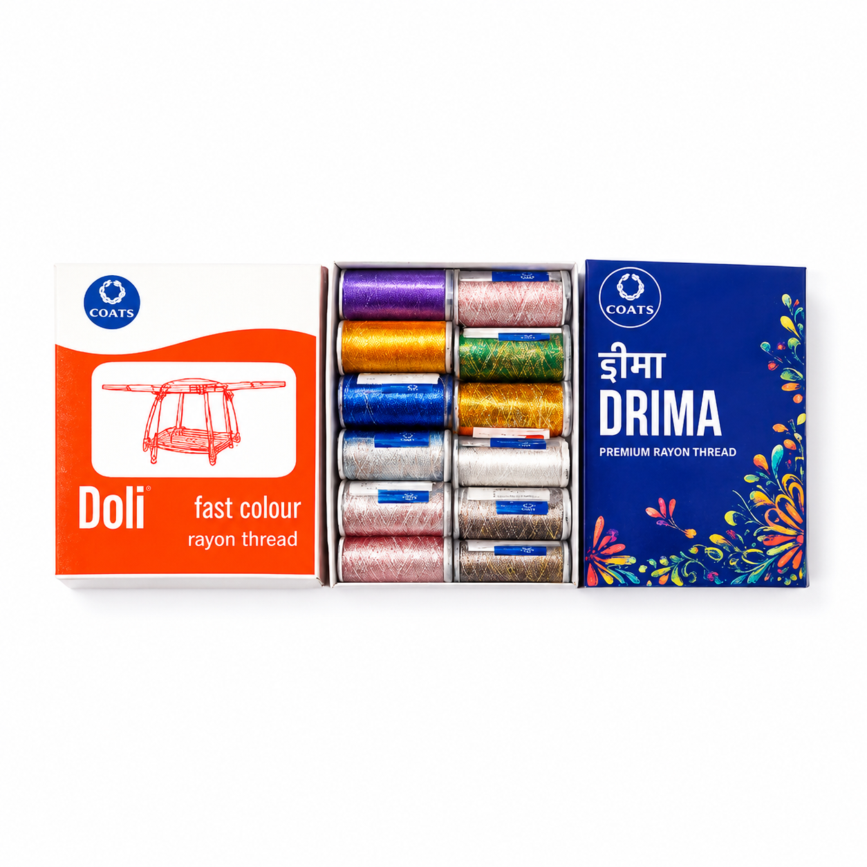 Drima & Doli Rayon Thread Kit for Beginners